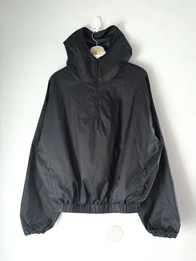 Pre-owned Kanye West X Yeezy Wyoming Sample Yeezy Quarter Zip Anorak Windbreaker Jacket In Black