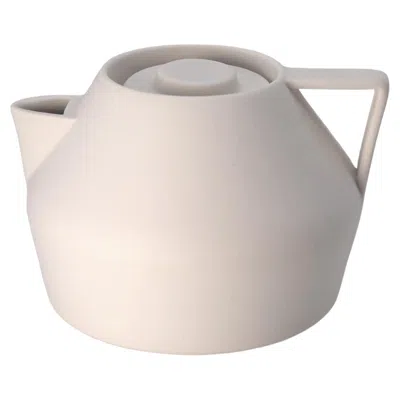 Pre-owned Kanz 21 Century Porcelain Teapot, M.u.m., Natural Finishing, Handcrafted,  In Black