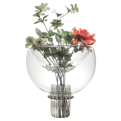 Pre-owned Kanz 21st Century Glass Vase Soufflè, Handcrafted, Trasparent,  Architetti In Transparent