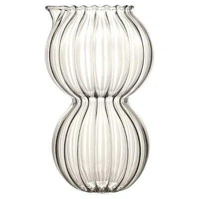 Pre-owned Kanz Hand-crafted Glass Pitcher, Nana,  Architetti In Sand