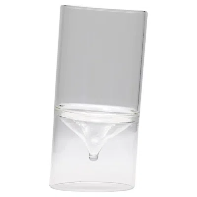 Pre-owned Kanz Set Of 6 Glass Tumblers, Hand-crafted, Lido,  In Gray