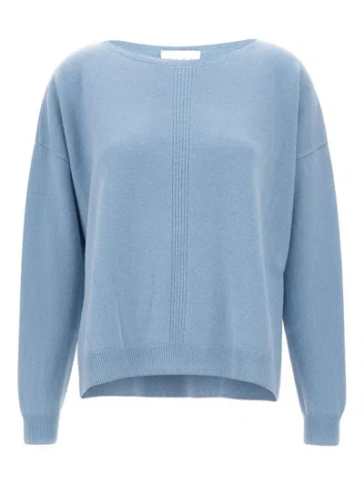 Kaos Boat-neck Sweater In Blue