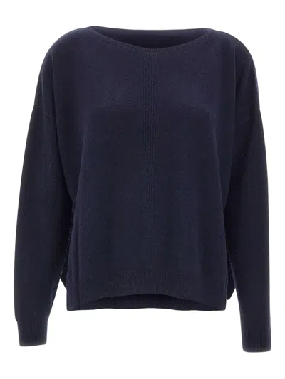 Kaos Boat-neck Jumper In Blue
