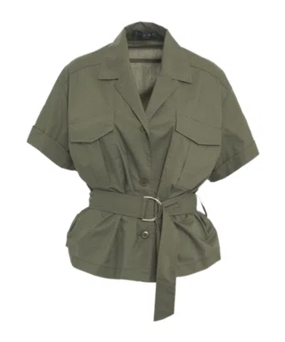 Kaos Camicia Donna Shirt In Green