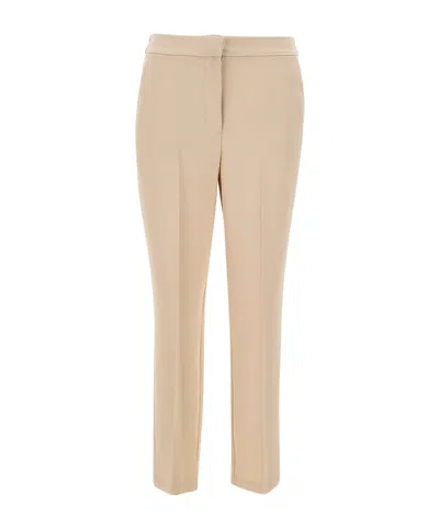 Kaos Capri Creased Pants In Blue