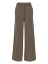 Kaos Check-pattern Trousers In Brown