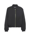 Kaos Classic Bomber Jacket With Korean Collar In Black