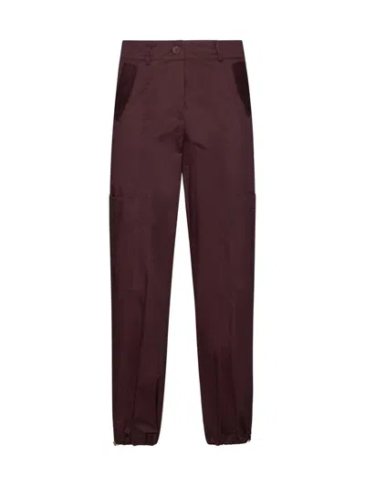 Kaos Collection Trousers In Bordeaux