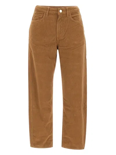 Kaos Corduroy Trousers In Brown