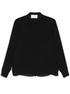 Kaos Crepe De Chine Shirt In Black