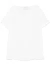 Kaos Crepe T-shirt In White