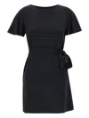 Kaos Crepe-texture Dress