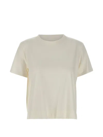 Kaos Crew-neck Side-slits T-shirt In Neutral