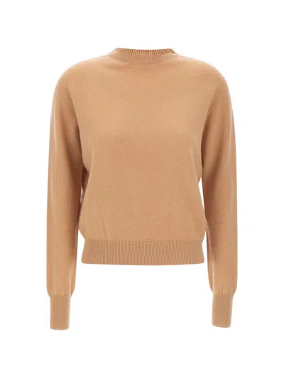 Kaos Crew-neck Sweater In Brown