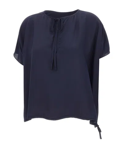 Kaos Crew-neck Cover-up In Blue