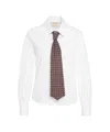 Kaos Crisp White Shirt In White