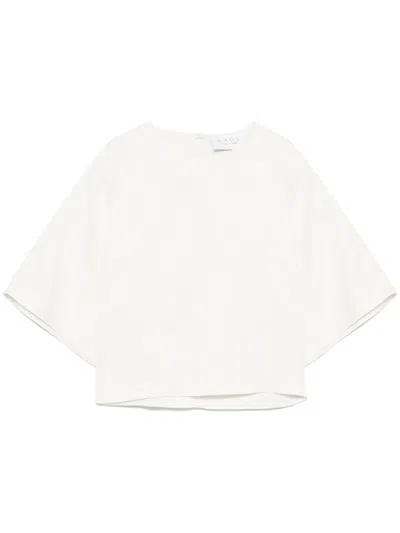 Kaos Cropped Top In White