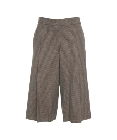 Kaos Culottes With Pleats In Multi