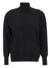 Kaos Cut-out High-neck Jumper In Black