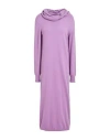 Kaos Day By Day Woman Midi Dress Lilac Size M Wool, Polyamide
