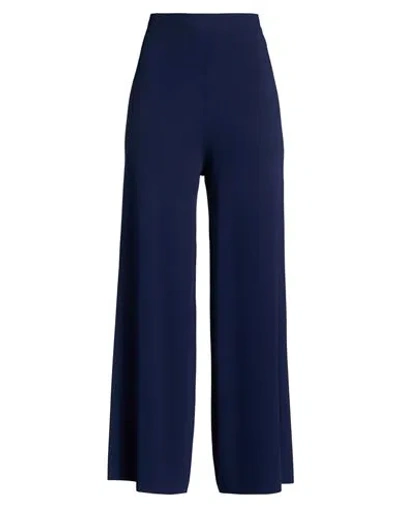 Kaos Day By Day Woman Pants Midnight Blue Size L Viscose, Polyester