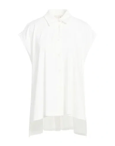 Kaos Day By Day Woman Shirt Ivory Size 6 Viscose, Polyamide, Elastane In White
