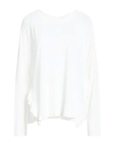 Kaos Day By Day Woman Sweater White Size M Viscose, Polyamide