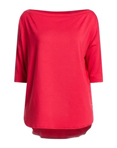 Kaos Day By Day Woman T-shirt Red Size 6 Viscose, Elastane In Pink