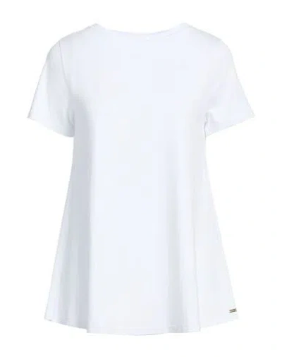 Kaos Day By Day Woman T-shirt White Size 8 Viscose, Elastane