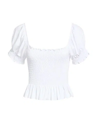 Kaos Day By Day Woman Top White Size 8 Viscose, Elastane