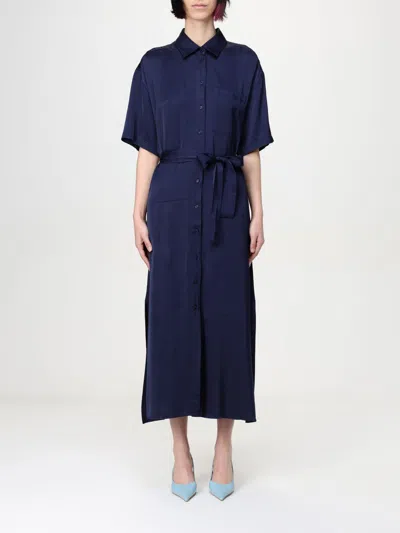 Kaos Dress  Woman Color Blue