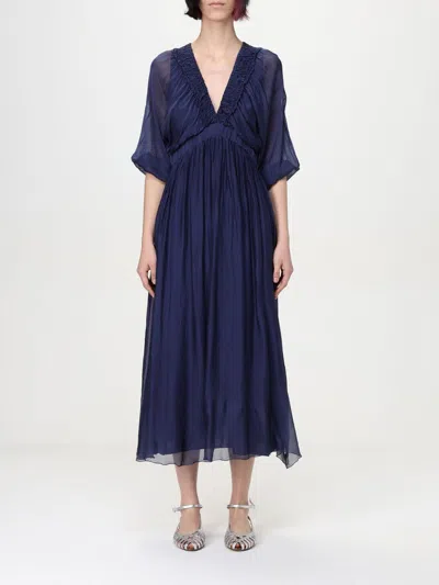 Kaos Dress  Woman Color Blue