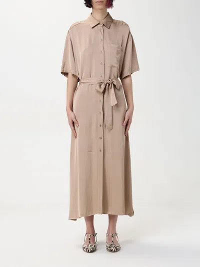 Kaos Dress  Woman Color Camel