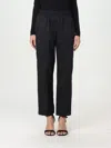 Kaos Elastic Waist Casual Pants In Black
