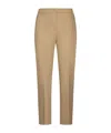 Kaos Elastic Waist Pants In Brown