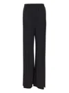 Kaos Elastic-waist Wide-leg Trousers In Black