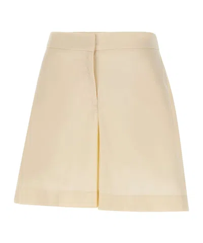 Kaos Elastic-waist Tailored Shorts In Brown
