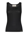 Kaos Embellished Tank Top In Black