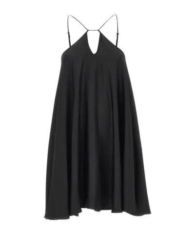 Kaos Flared Mini Dress In Black