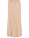 Kaos Flared Trousers In Neutrals