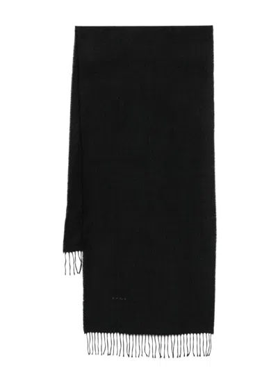 Kaos Fringed Scarf In Black