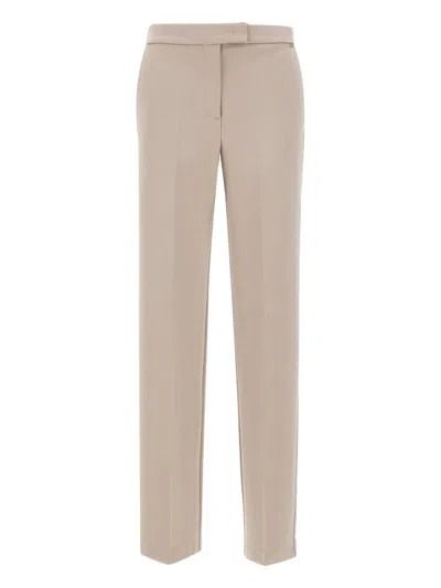 Kaos Front-crease Trousers In Neutral