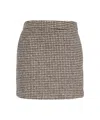 Kaos Houndstooth Miniskirt In Gray