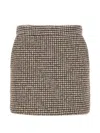 Kaos Houndstooth-pattern Mini Skirt In Multi