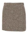 Kaos Houndstooth-pattern Mini Skirt In Multi