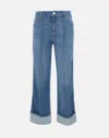 Kaos Piped-trim Jeans