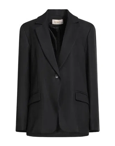 Kaos Jeans Woman Blazer Black Size 12 Polyester