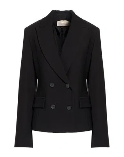 Kaos Jeans Woman Blazer Black Size 12 Polyester, Viscose, Elastane