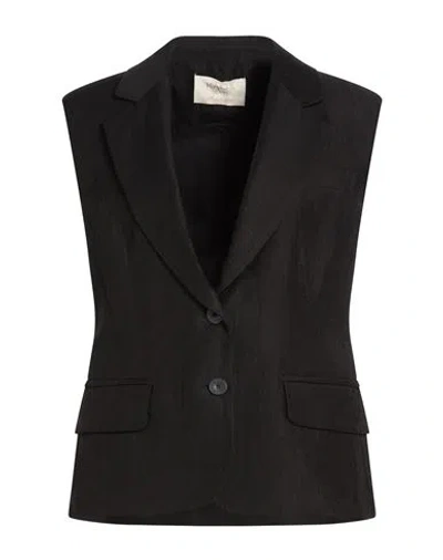 Kaos Jeans Woman Blazer Black Size 6 Viscose, Linen, Polyester, Polyamide