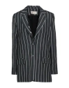 Kaos Jeans Woman Blazer Black Size 6 Viscose, Polyester In Black